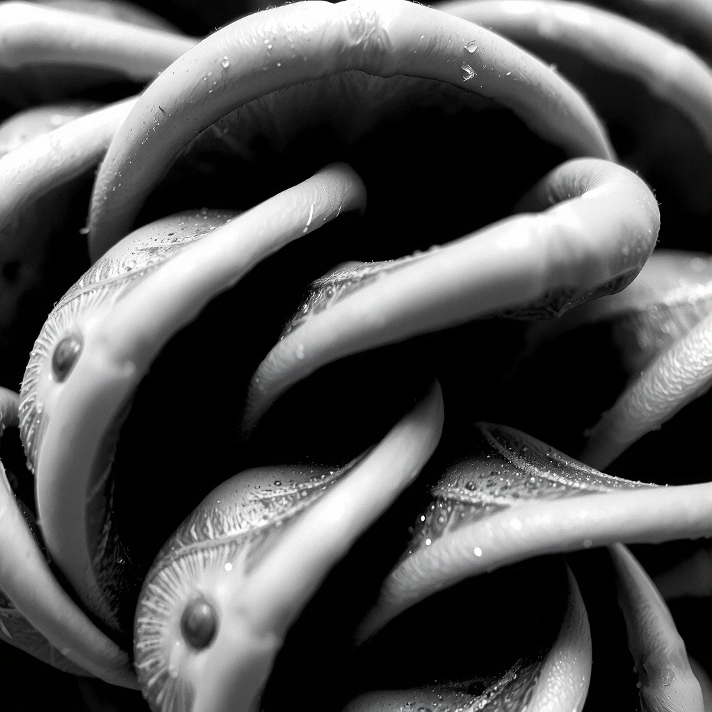 Botanische Textur Makro