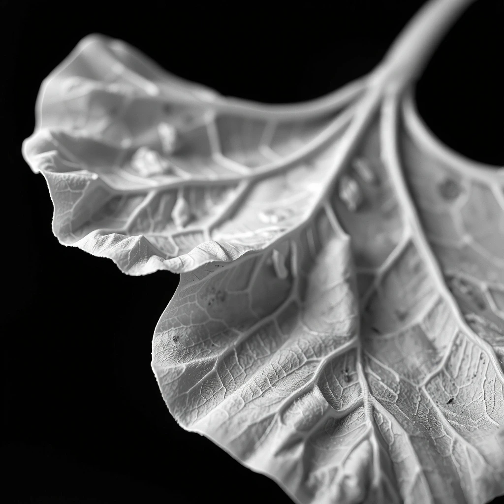 Ginkgo Leaf Macro